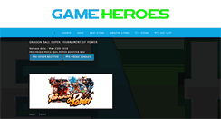 Desktop Screenshot of gameheroesonline.com